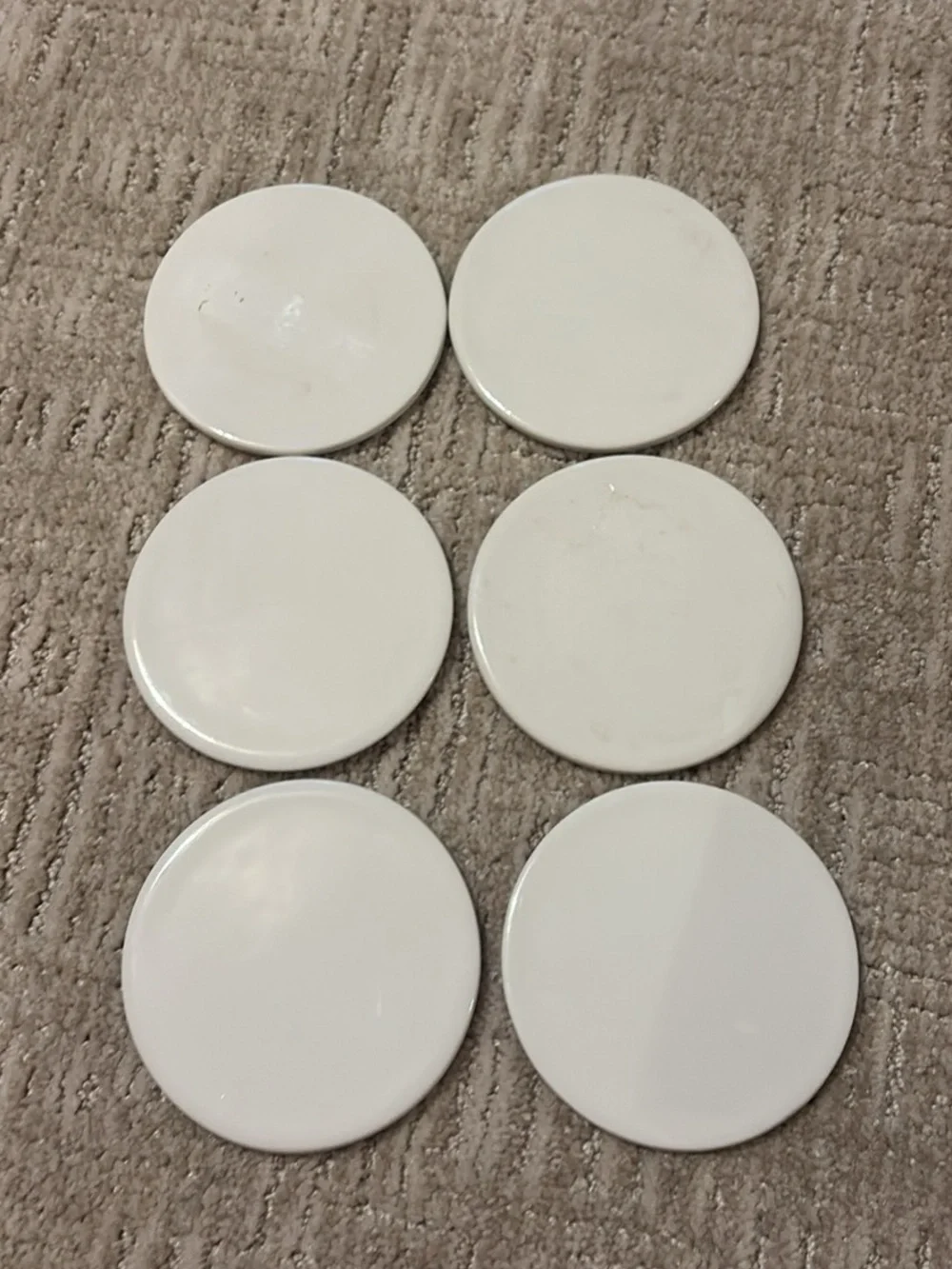 Urban Outfitters Set of 6 Ceramic Coasters